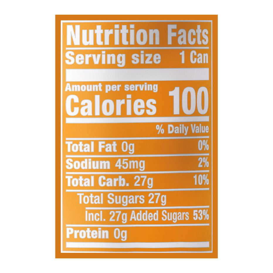 Crush Orange Soda, 7.5 fl oz cans, 6 pack