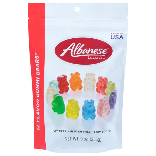 Albanese World's Best 12 Flavor Gummi Bears 9 oz