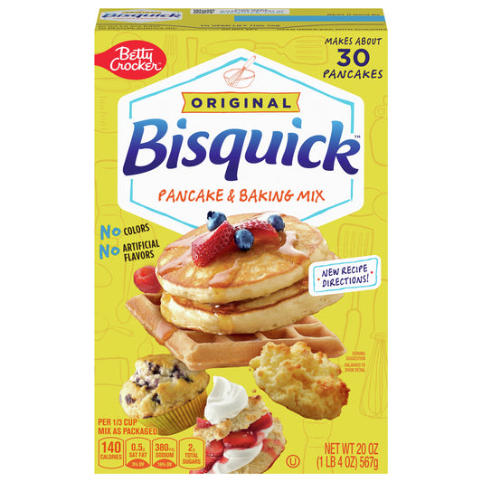 Betty Crocker Bisquick Original Pancake & Baking Mix, 20 oz.