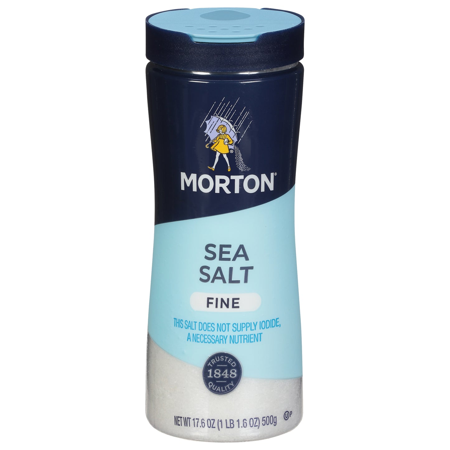 Morton Fine Sea Salt 17.6 oz