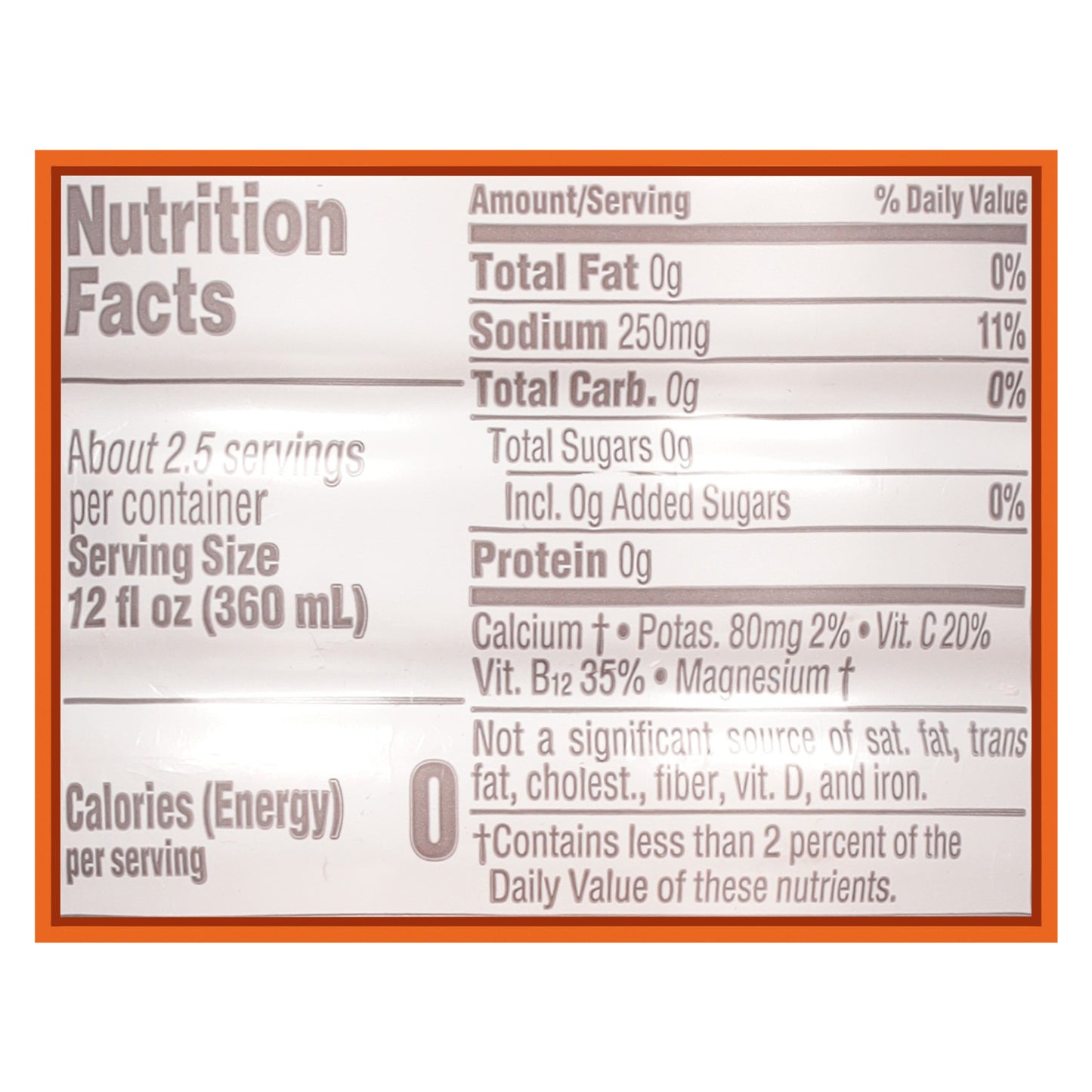 Powerade Zero Zero Sugar Orange Sports Drink 28 fl oz