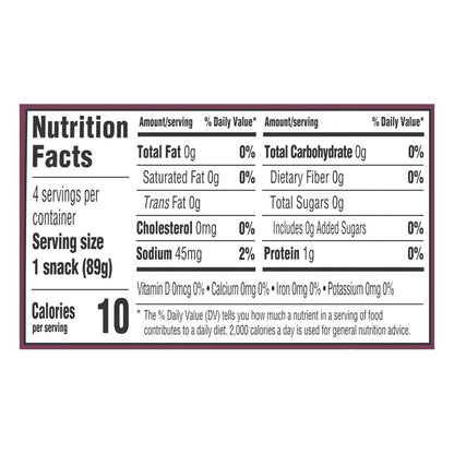 Jell-O Black Cherry Artificially Flavored Zero Sugar Ready-to-Eat Gelatin Snack Cups, 4 ct Cups
