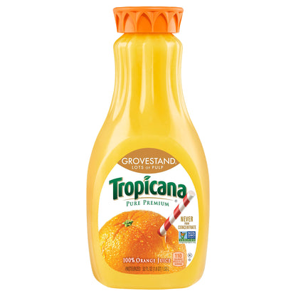 Tropicana Grovestand Lots of Pulp Orange 100% Juice 52 oz