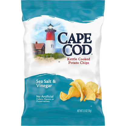 Cape Cod® Sea Salt & Vinegar Chips, 2.5 Oz Bag