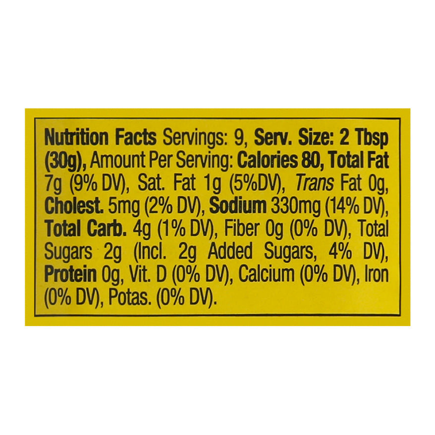 Bookbinder's Traditional Tartar Sauce 9.5 oz