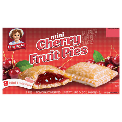 Snack Cakes, Little Debbie Family Pack Fruit Pies (Cherry)