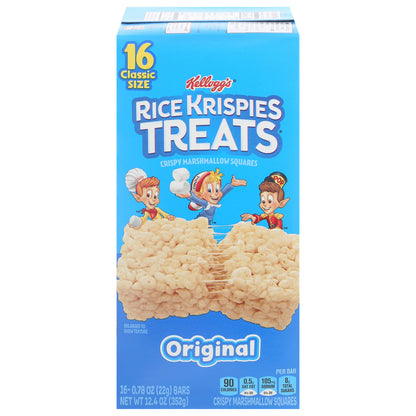 Rice Krispies Treats Crispy Original Marshmallow Squares 16 - 0.78 oz Bars