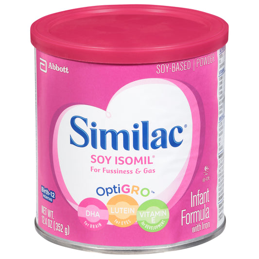 Similac Soy Isomil Birth-12 Months Soy-Based Infant Formula with Iron 12.4 oz