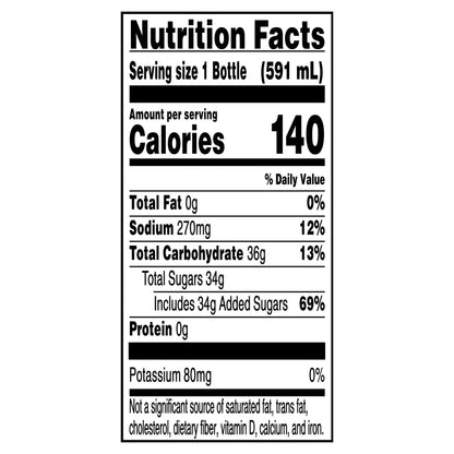 Gatorade Thirst Quencher Fruit Punch Natural Flavor 20 Fl Oz, 8 Count