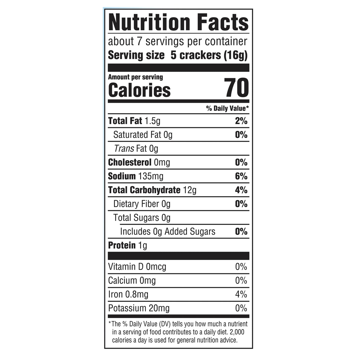 Premium Original Saltine Crackers, 4 oz