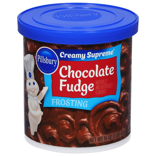Pillsbury Creamy Supreme Chocolate Fudge Frosting 16 oz