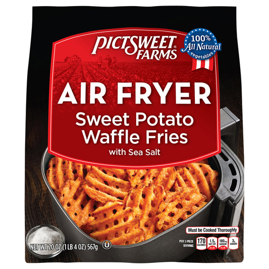 Pictsweet Farms Air Fryer Sweet Potato Waffle Fries with Sea Salt - 20 oz