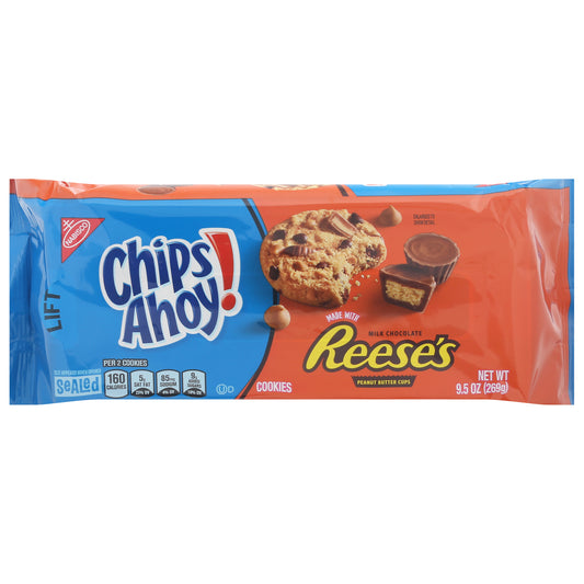 Chips Ahoy! Reese's Peanut Butter Cups Milk Chocolate Cookies 9.5 oz