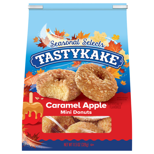 Tastykake® Caramel Apple Mini Donuts 11.5 oz. Stand Up Bag