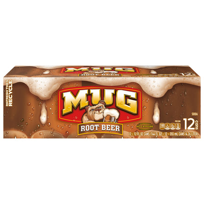 Mug Soda Root Beer 12 Fl Oz 12 Count