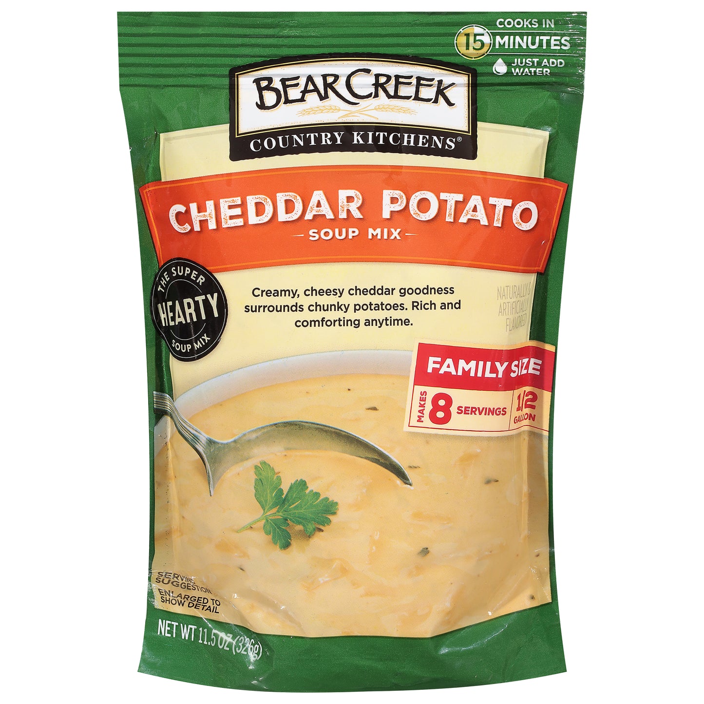 Bear Creek Country Kitchens Cheddar Potato Soup Mix Family Size 11.5 oz