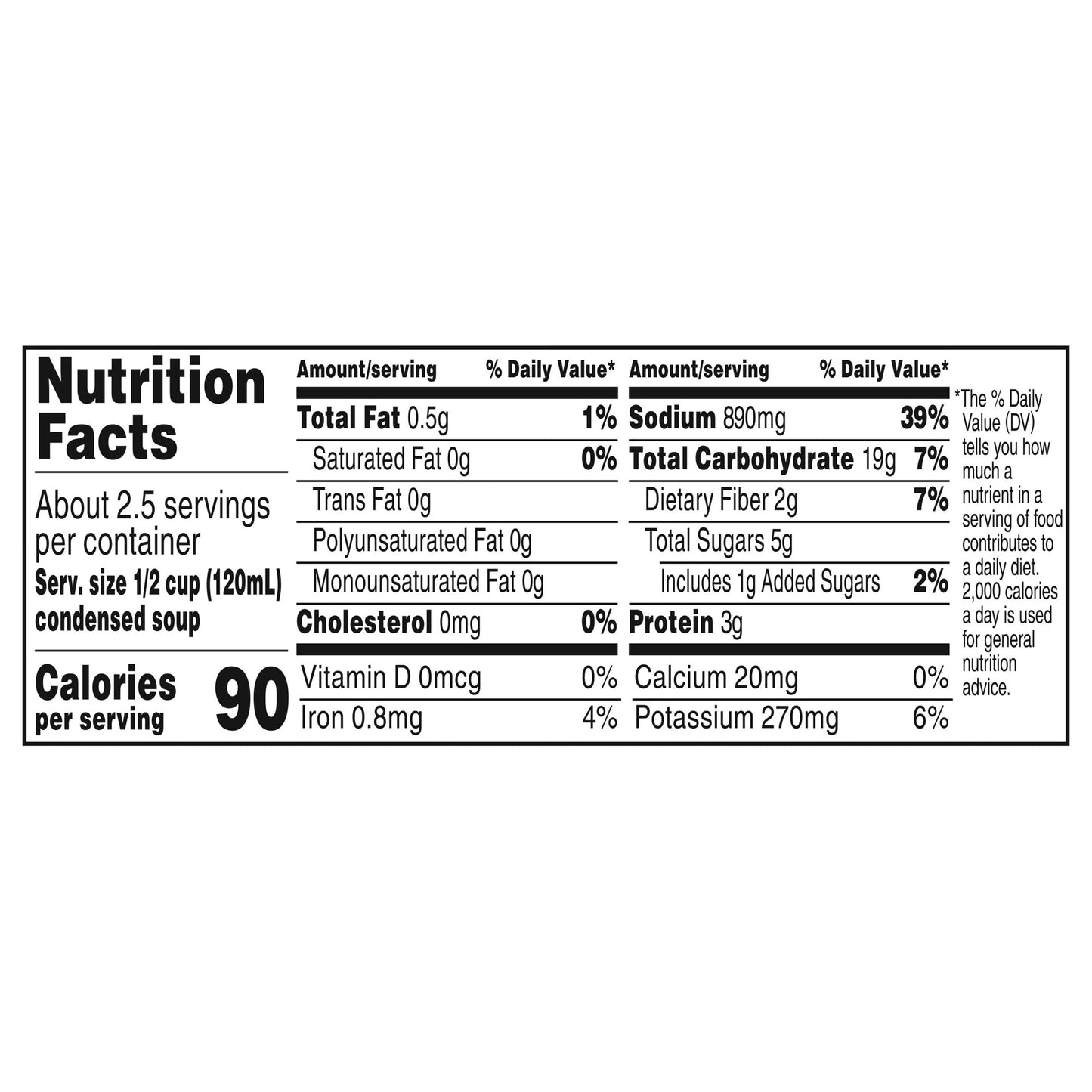 Campbell's Vegetable Condensed Soup 10.5 oz