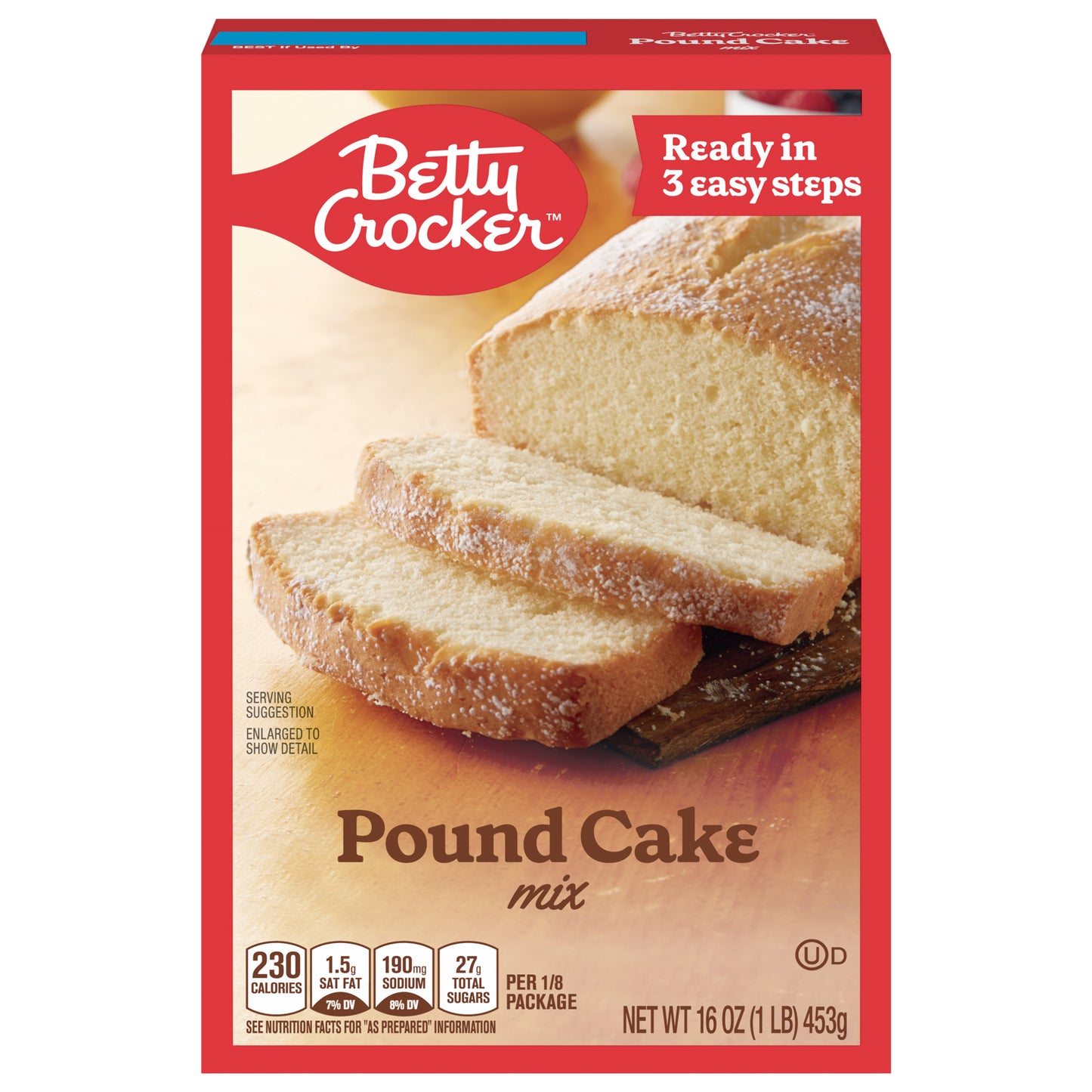 Betty Crocker Pound Cake Mix, 16 oz.