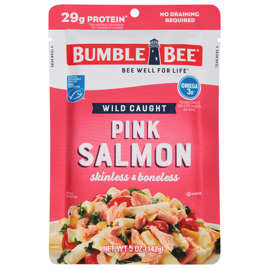 Bumble Bee Wild Caught Skinless & Boneless Pink Salmon 5 oz
