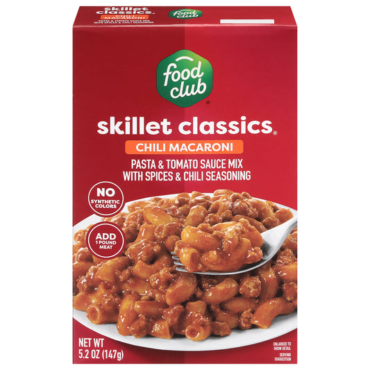 Food Club Skillet Classics Chili Macaroni 5.2 oz