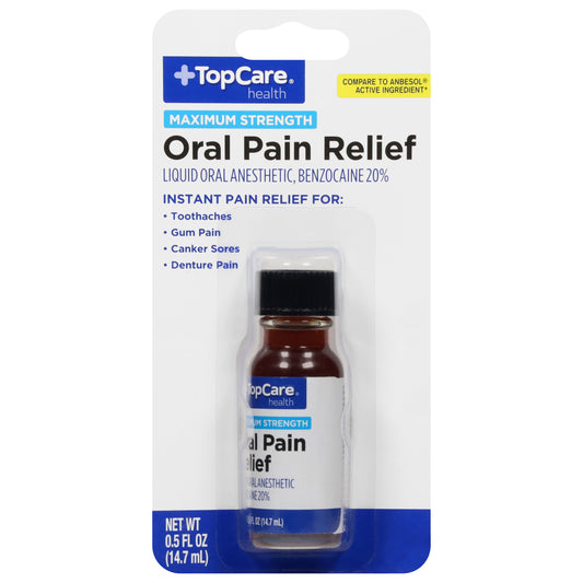 TopCare Health Maximum Strength Oral Pain Relief 0.5 fl oz