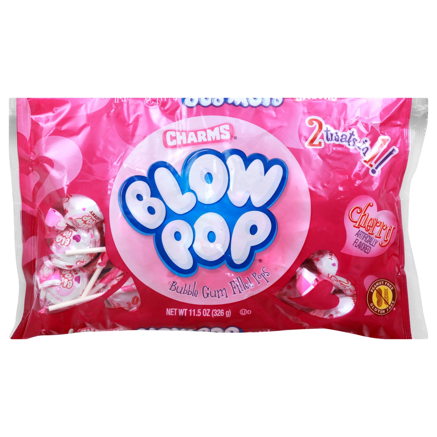 Blow Pop Bubble Gum Filled Cherry Pops 11.5 oz