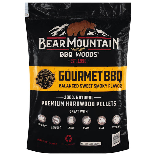 Bear Mountain BBQ Woods Beer Woods Premium Gourmet BBQ Hardwood Pellets 20 lb