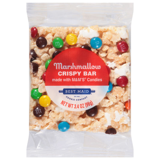 Best Maid Cookie Company M&M's Candies Marshmallow Crispy Bar 3.4 oz