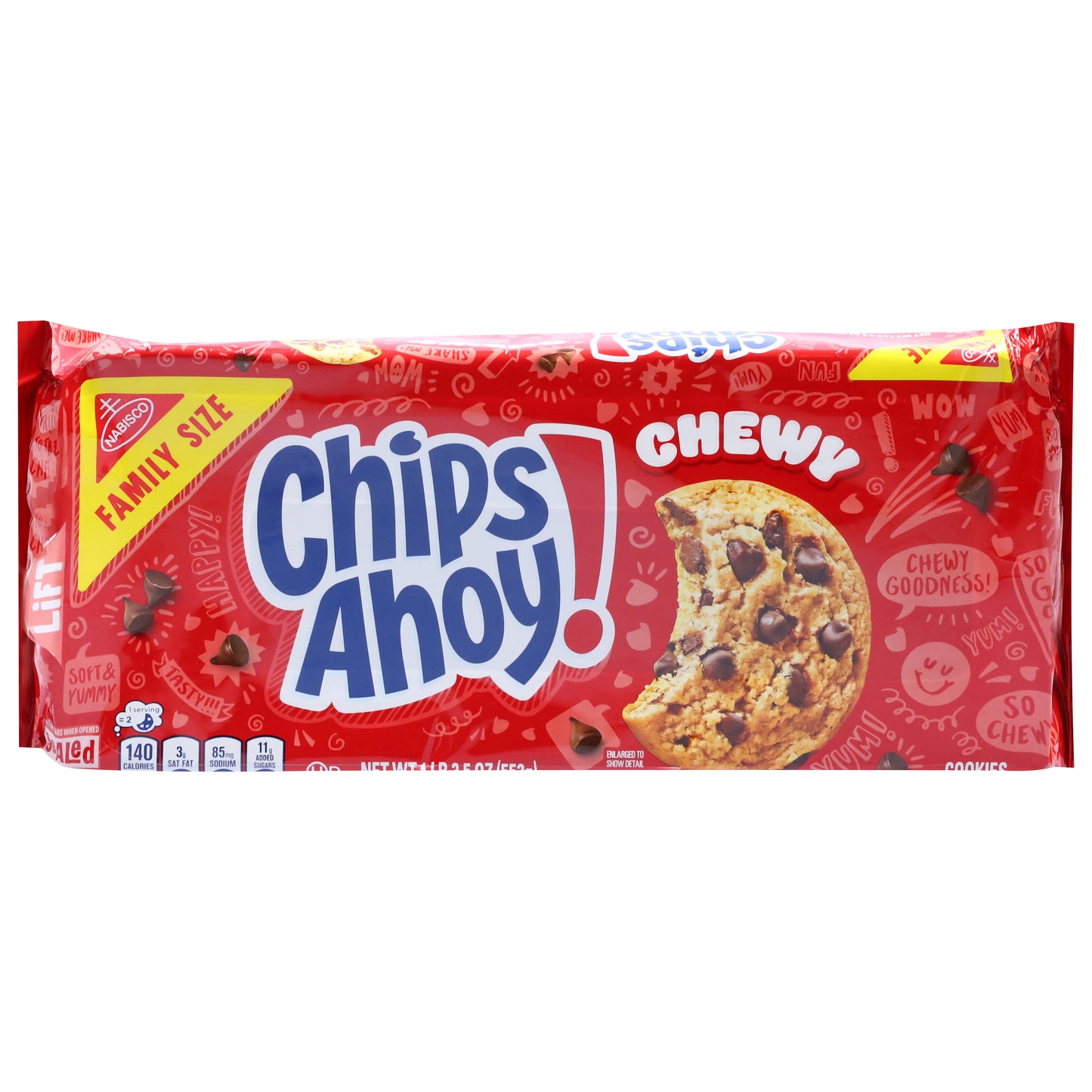 Chips Ahoy! Chewy Cookies Family Size 19.5 oz