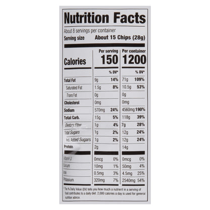 Uncle Ray's Salt & Vinegar Flavored Potato Chips 8 oz