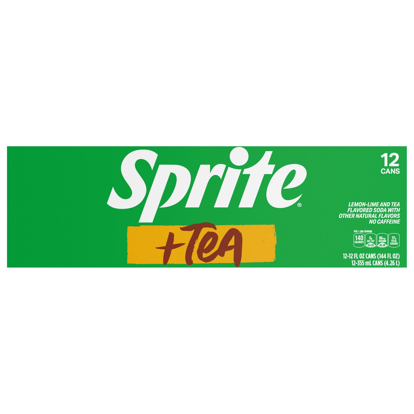 Sprite + Tea Fridge Pack Cans, 12 fl oz, 12 Pack