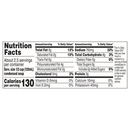 Campbell's Cream of Bacon Condensed Soup 10.5 oz