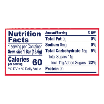 Airheads Cherry Flavor Individually Wrapped Full Size Candy Bar, .55 ounce