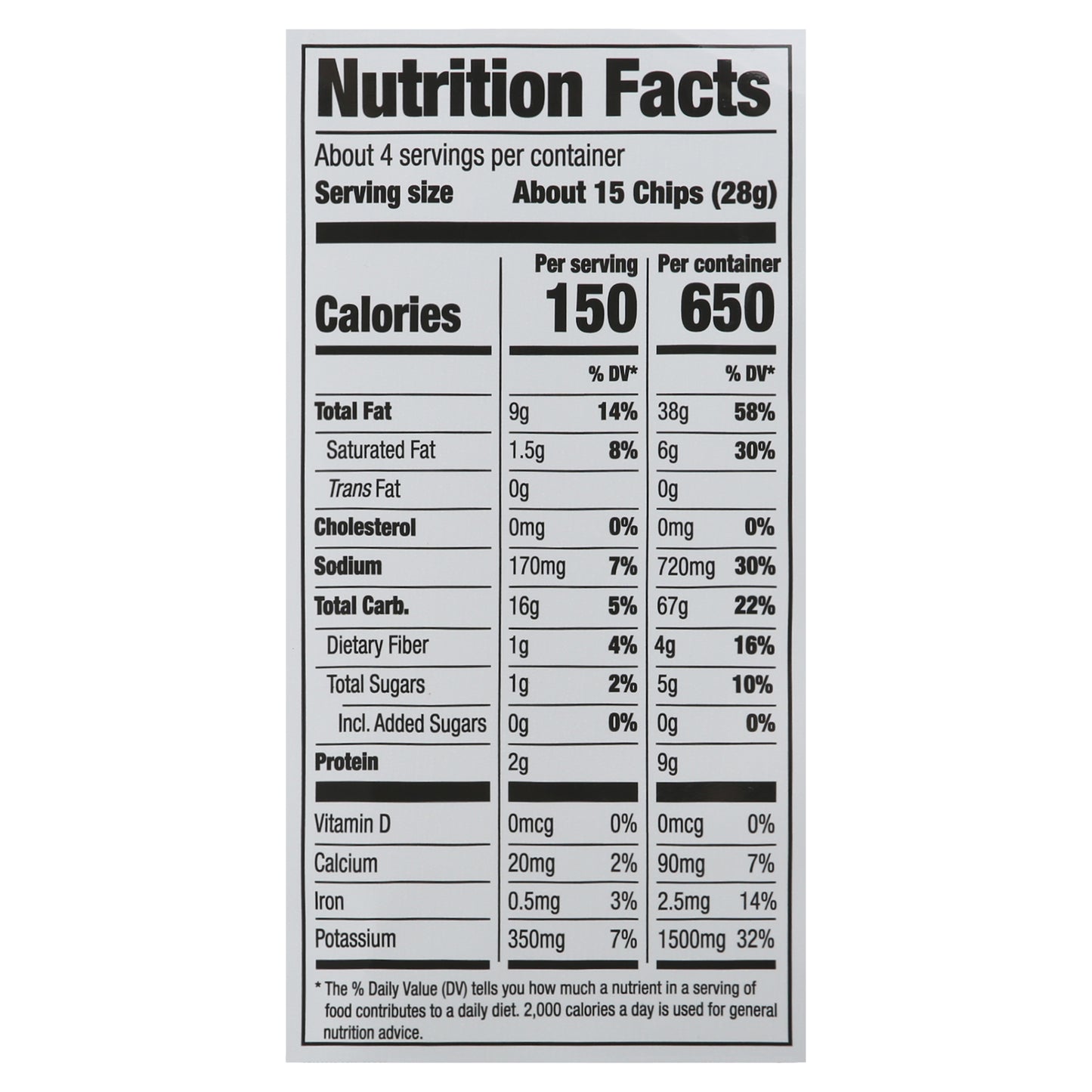 Uncle Ray's Sour Cream & Cheddar Potato Chips 4.25 oz