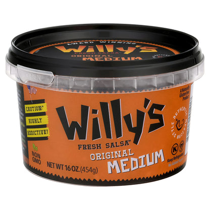 Willy's Medium Fresh Original Salsa 16 oz