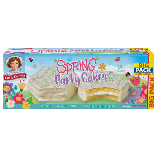 Snack Cakes, Little Debbie Big Pack Spring Party Cakes