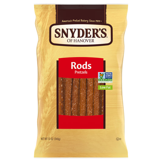 Snyder's of Hanover Rods Low Fat Pretzels 12 oz