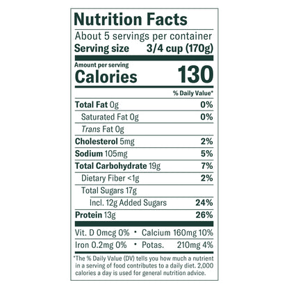 Chobani Nonfat Blended Greek Strawberry Yogurt 32 oz