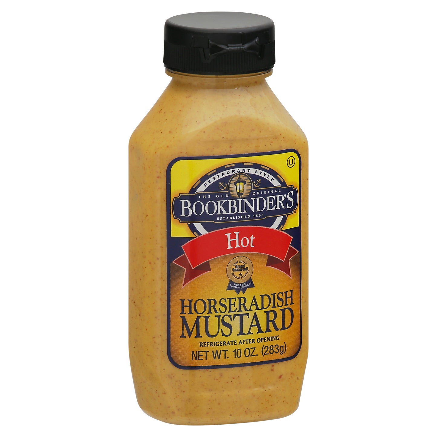 Bookbinder's Hot Horseradish Mustard 10 oz