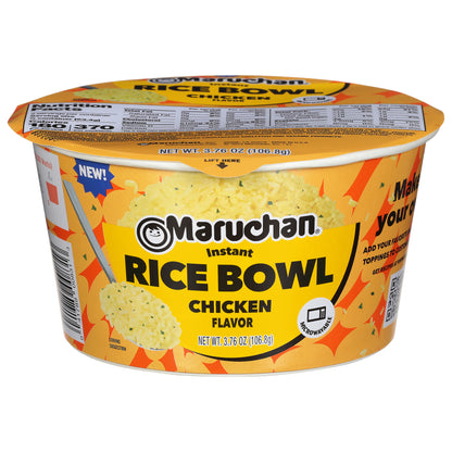 Maruchan Instant Chicken Flavor Rice Bowl 3.76 oz