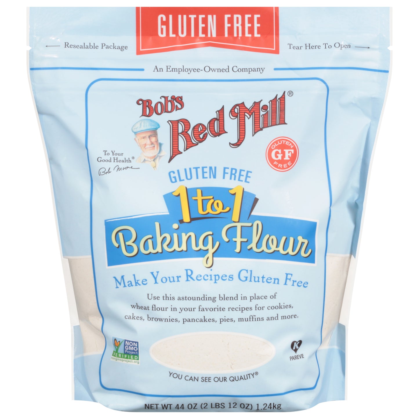 Bob's Red Mill 1 to 1 Gluten Free Baking Flour 44 oz