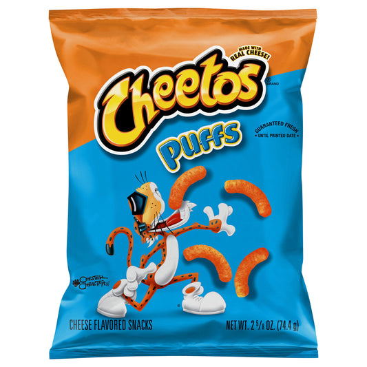 Cheetos Puffs Cheese Flavored Snacks 2 5/8 Oz