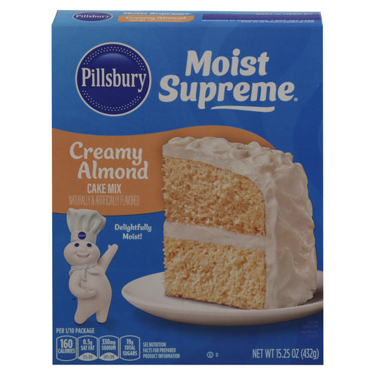 Pillsbury Moist Supreme Creamy Almond Cake Mix 15.25 oz