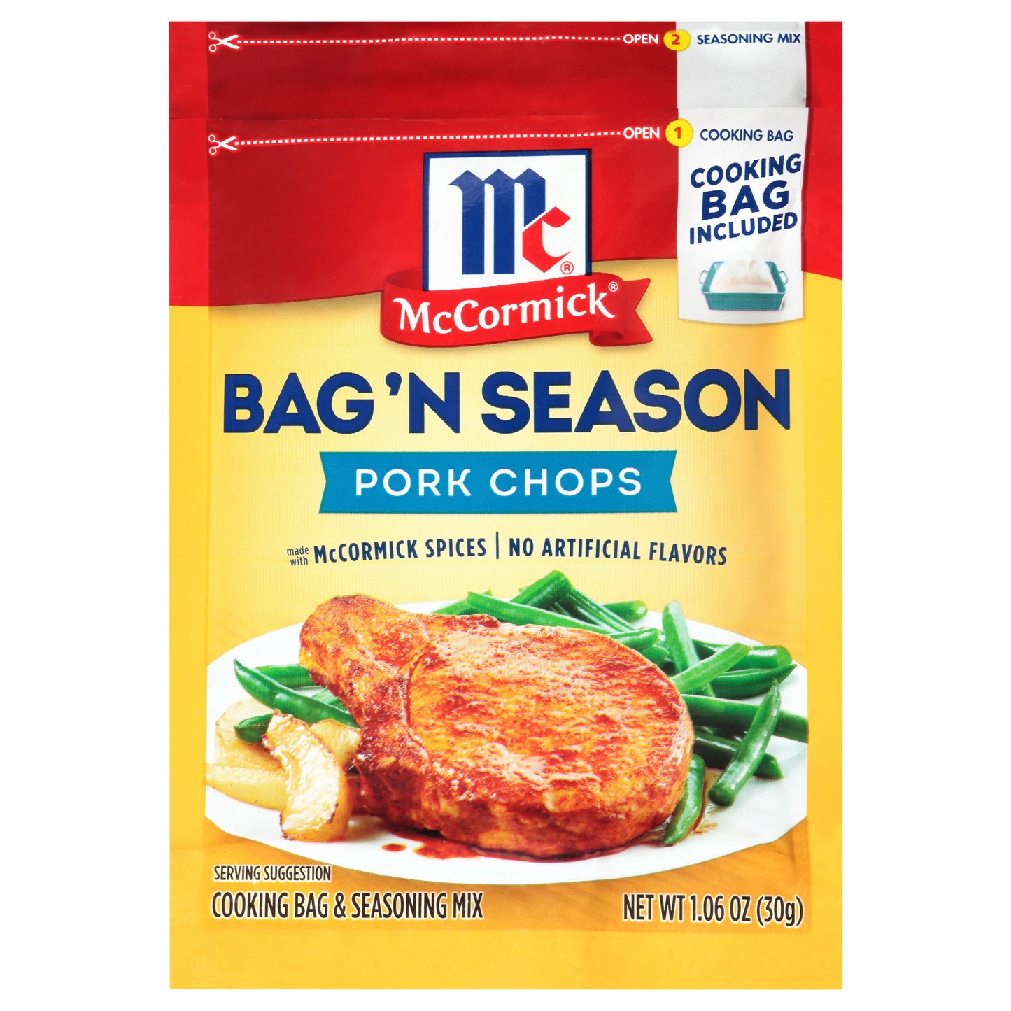 McCormick Bag 'n Season Pork Seasoning Mix, 1.06 oz