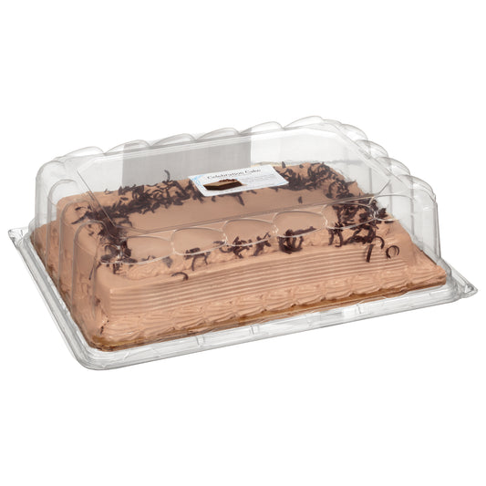 Our Specialty Decadent Chocolate Celebration Cake With Chocolate Whipped Icing & Chocolate Curls 36.5 oz