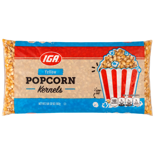 POPCORN YELLOW KERNELS 2 LB BAG 32 OZ