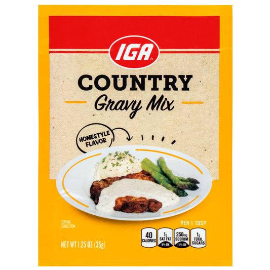 COUNTRY GRAVY SEASONING MIX 1.25 OZ