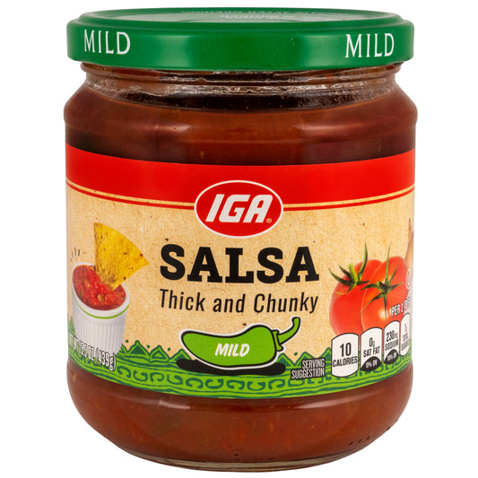 SALSA MILD THICK AND CHUNKY JAR 15.5 OZ