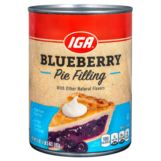 PIE FILLING BLUEBERRY 21 OZ