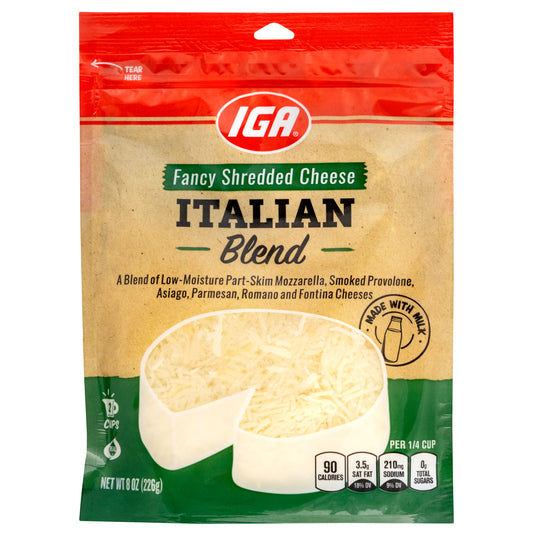 SHREDDED ITALIAN FANCY CHEESE 8 OZ